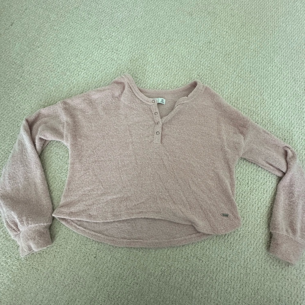hollister cropped sweater top